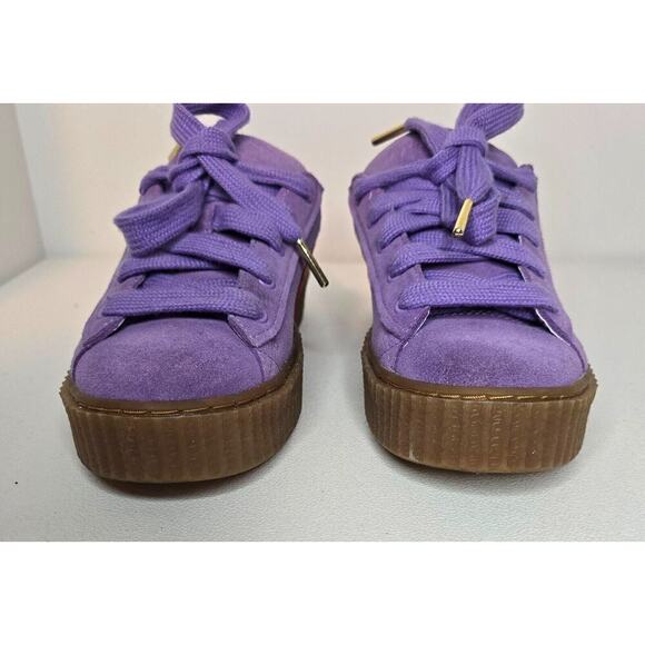 Women's PUMA FENTY X Creeper Phatty Lavender Alert/Burnt Red Size 6 397587-03 - Picture 10 of 11